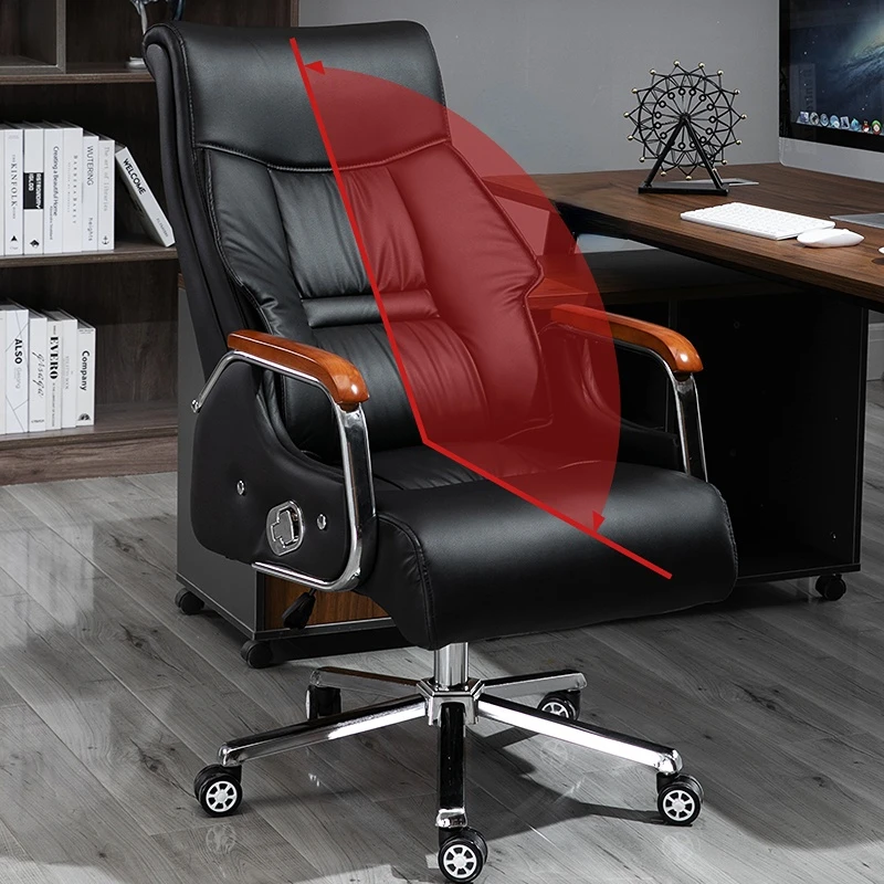 Recliner Mobile Office Chairs Ergonomic Computer Floor Comfortable Nordic Chair Leather Massage Design Home Furniture WWH25XP