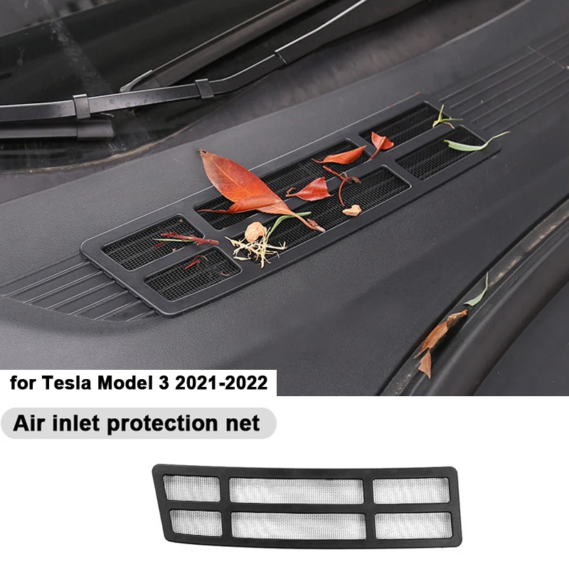 Griglia anteriore in rete Anti-insetto aggiornata per Tesla Model Y 3 griglia paraurti inferiore Trim griglia a nido d\'ape accessori per copertura