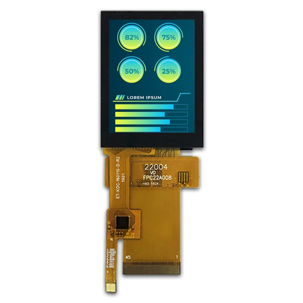 2,2 inch capacitief touch-TFT-display met 240x320 resolutie en 760 nits helderheid voor veelzijdige toepassingen