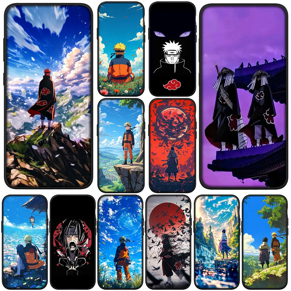 Чехол для телефона OPPO A18 A80 A40 A60 A38 A79 A15 A16 A17 A58 A78 A57 A53 A40M, чехол Akatsuki Itachis Uchihas Sasukes, мягкий корпус