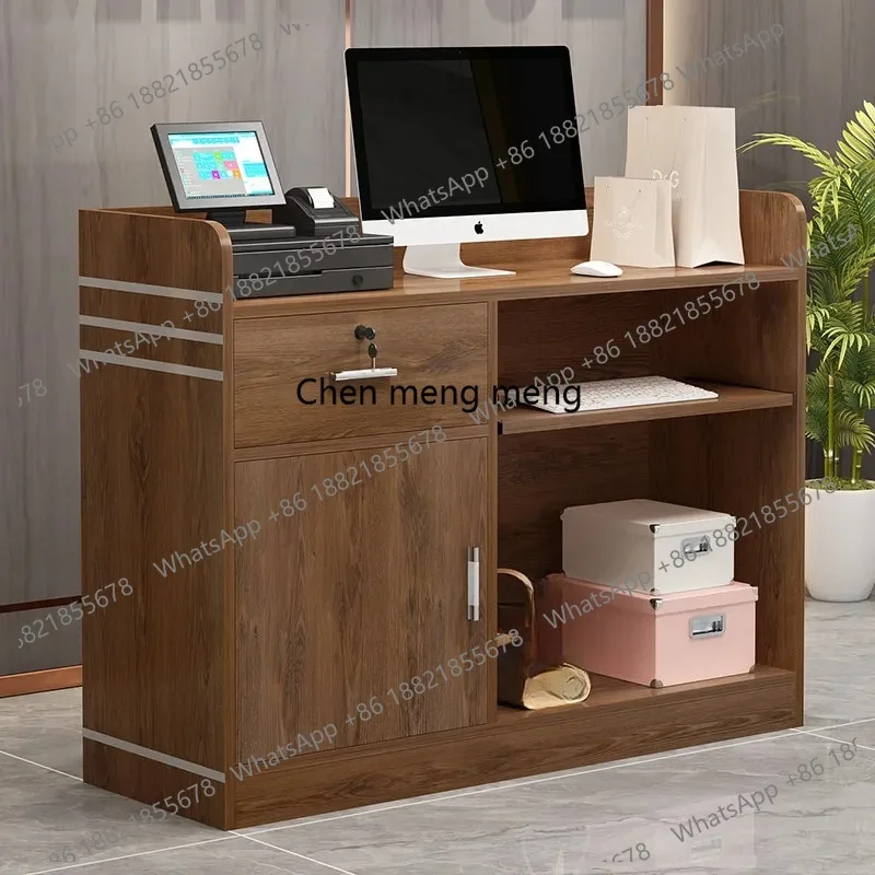 

Luxury Store Reception Desk Beauty Institute Coffee Shop Counter Reception Desk Modern Clinical Comptoir Caisse Corner Furniture