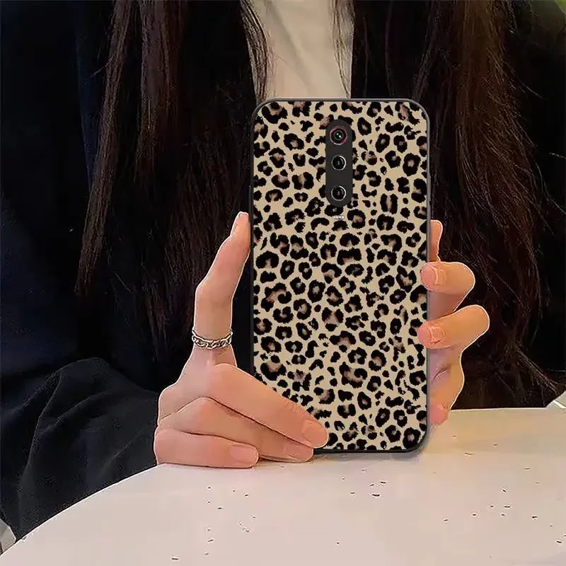 Etui na telefon Tiger Leopard Print Panther do Redmi 9A 8A 6A Note 9 8 10 11S 8T Pro Max 9 K20 K30 K40 Pro PocoF3 Note11 5G Case