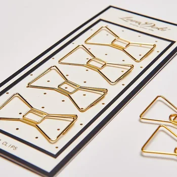 2024 Goudkleurige Paperclips Bladwijzer Index Clip Accessoires Voor Dokibook Notebook Planner Binnenpagina 'S Kantoorboekhandel