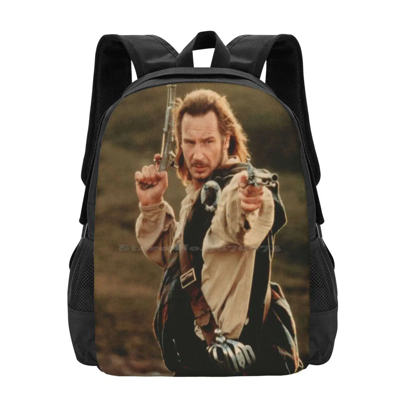 Rob Roy Pattern Design Bag Student's Backpack Rob Roy Liam Neeson