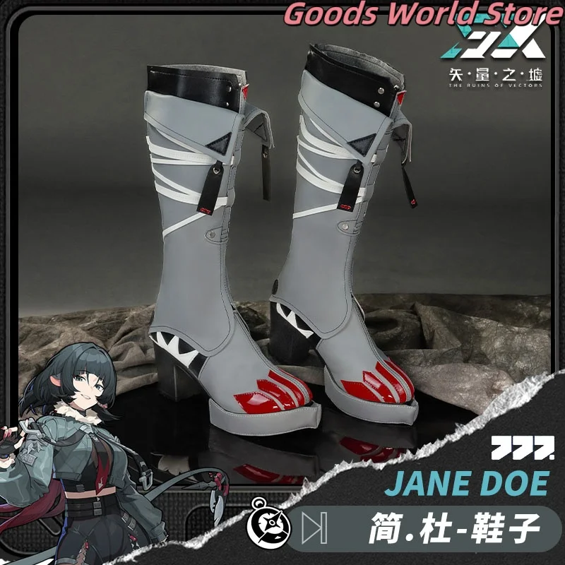 

Обувь для косплея Jane Doe, аксессуары для костюмов Mihoyo, аниме-игра ZZZ Zenless Zone Zero Jane Doe, обувь для ролевых игр на Хэллоуин
