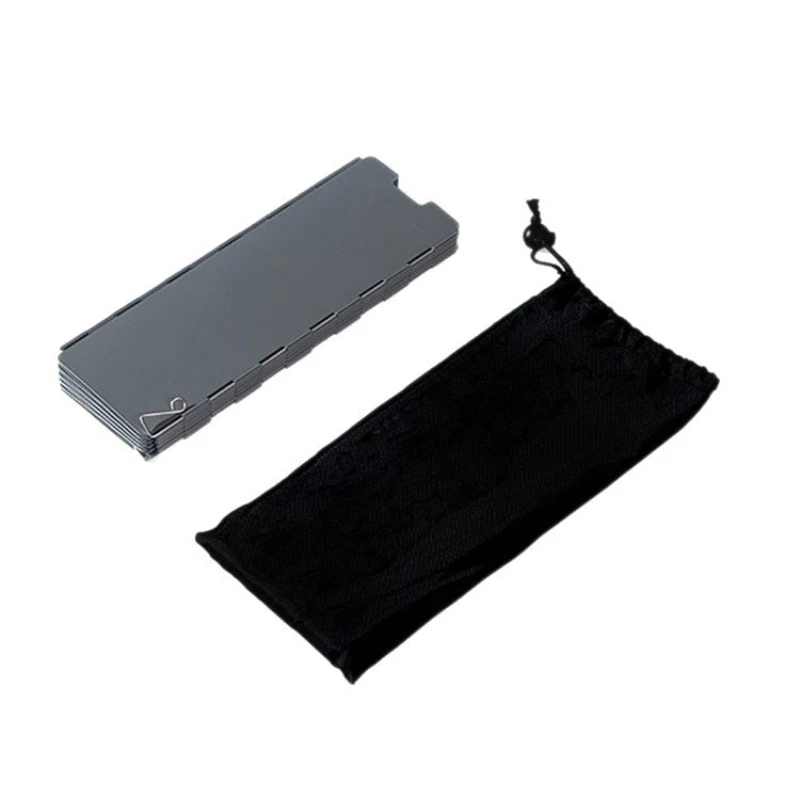 

Windshield stove folding storage 10 piece cassette stove windshield