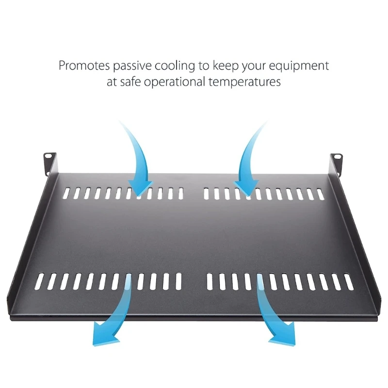 Reliable 1U Server Rack Shelf Enhances Cooling Efficiency for 19\