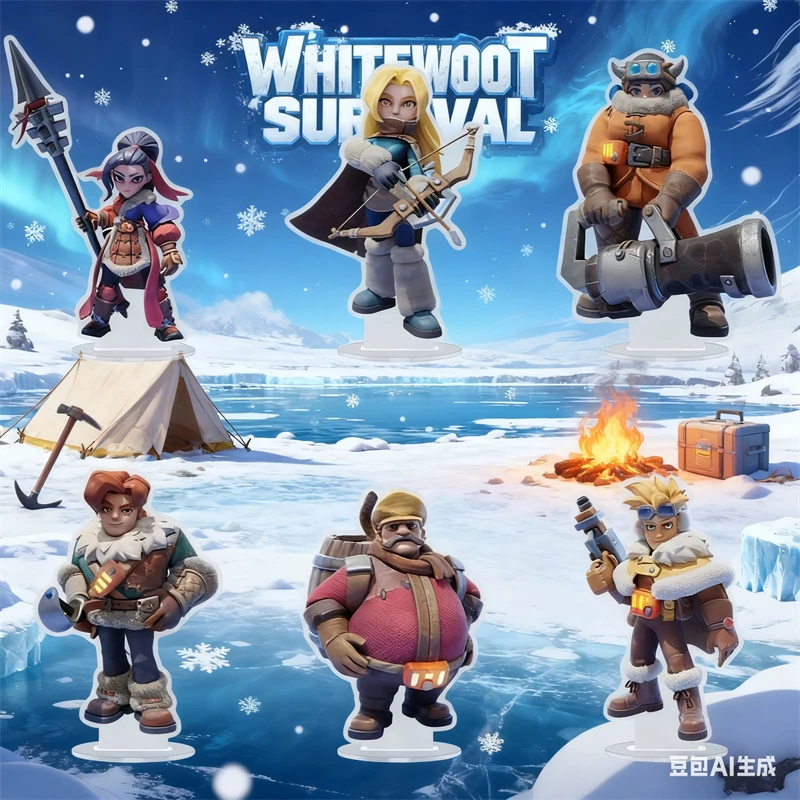 

Game Whiteout Survival Acrylic mini Stand figure Edith Rufus Lloyd Eleonora Stand Plate Cosplay Prop Decor Cartoons Gifts 10cm