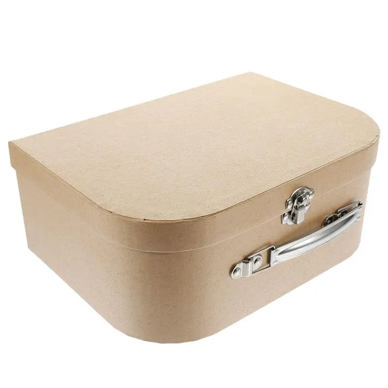 

Paper Gift Packing Box Multi-functional Jewelry Gift Storage Suitcase Jewelry Packing Carton Box Wedding Gift Wrapping Boxes NEW