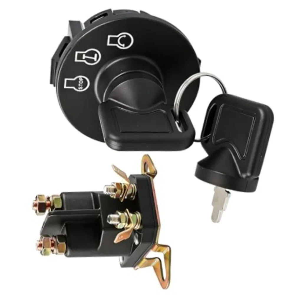 For Toro and For Exmark Compatible Ignition Switch Starter Solenoid Kit for Zero Turn For Mowers Includes Keys