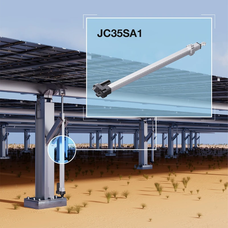 

Electric push rod Large solar photovoltaic tracking system Electrical linkage Industrial photovoltaic push rod