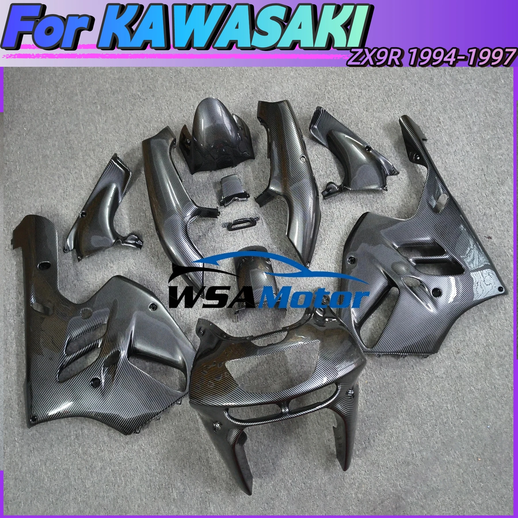 Custom Motorcycle Fairings for Kawasaki ZX9R ZX900 1994 1995 1996 1997 Model Fairing Kit FOR ZX 9R 900 94 95 96 97 Replacement
