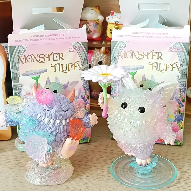 

POP MART INSTINCTOY Monster Fluffy Fantasy Journey Series Blind Box Mystery Box Doll Cute Anime Figure Guess Bag Toys