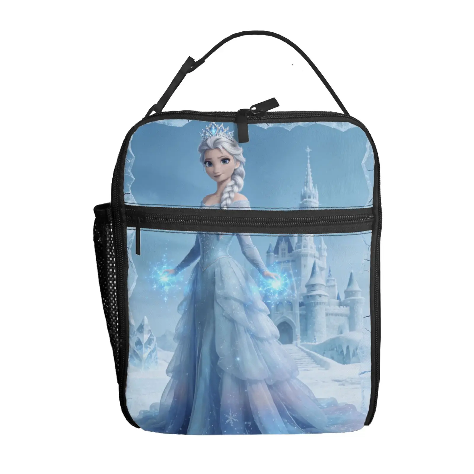 

1pc Elsa from Frozen Lunch Bag Handbag High-Quality Cute Casual Party Picnic School Gift for Daily Use