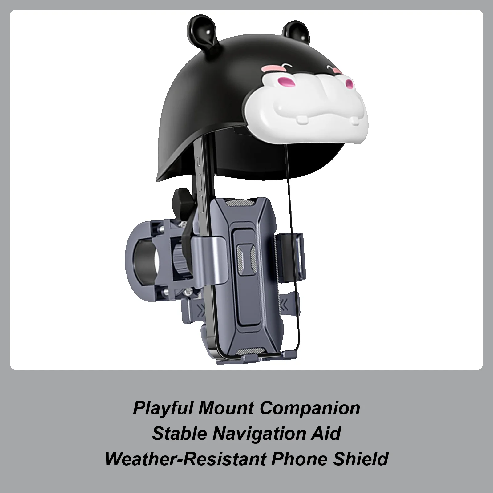 

Motorcycle Phone Holder 360 Degree Rotation With Helmet Quick Release Cycling Cell Phone Stand For Bike Motorbike Mountain Road