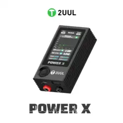 2UUL PW11 Power X Ampere-misuratore di tensione display digitale funzionamento multimodale con un clic per strumenti Tester per circuiti del telefono cellulare