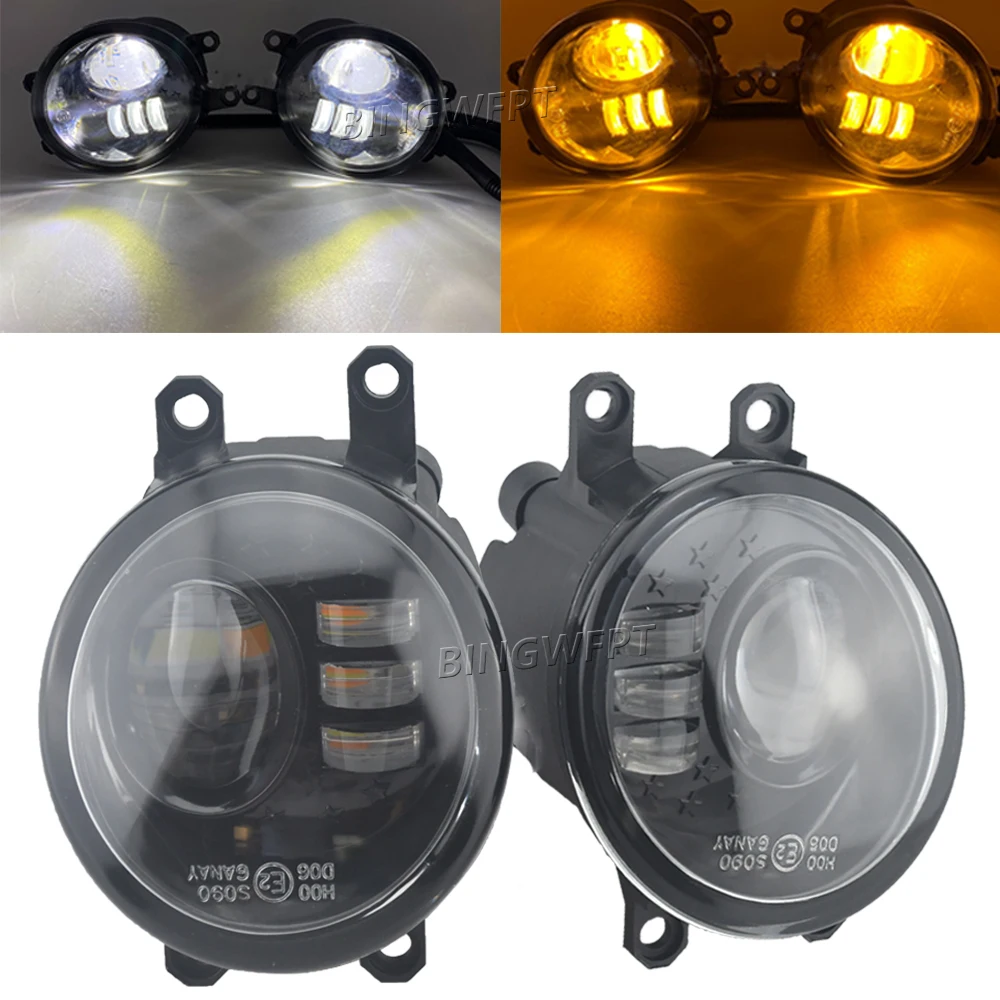 2 X High Brightness Fog Light Car Front Bumper Fog Lamp For Toyota Corolla Highlander 4Runner Yaris Cruiser Matrix RAV4 Avalon