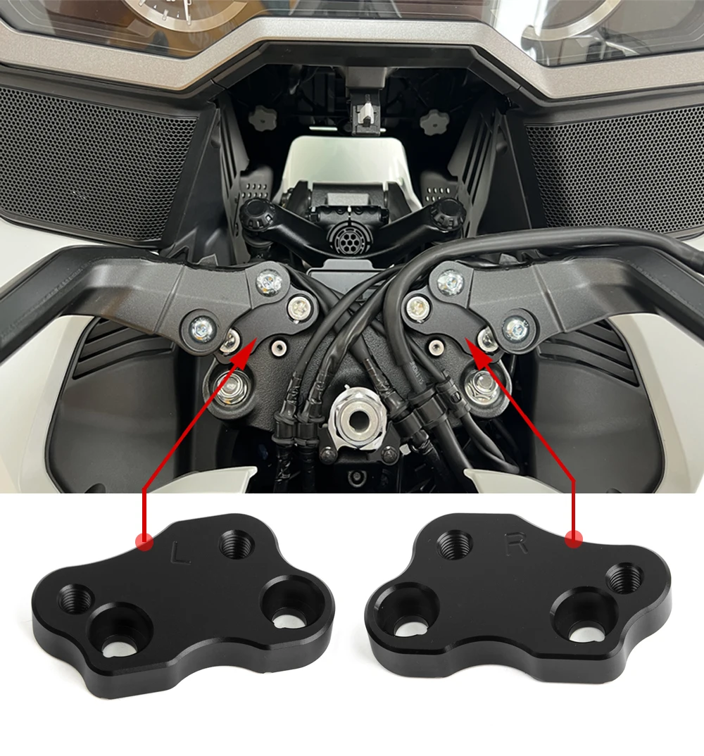 Manija de cuña de elevación para motocicleta Honda Gold wing 2018-2024GL1800 F6B GL1800B, color negro