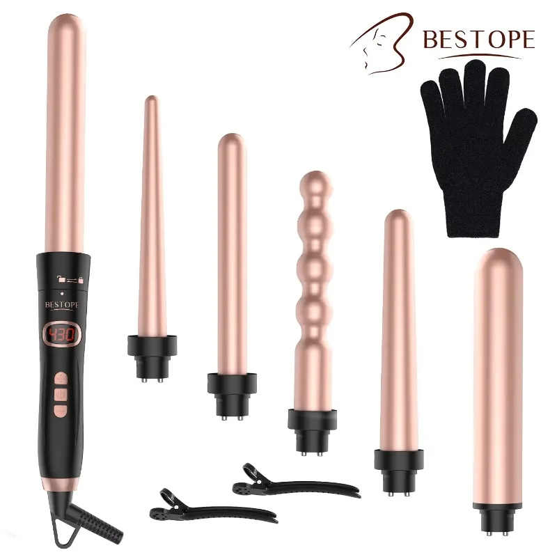 

【Fashionable】Bestope Trending Product 6 In 1 Hair Curler Automatic Hair Curler For Hair Dryer