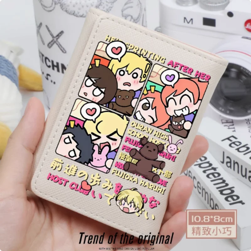 

Anime Ouran High School Host Club Fashion Wallet PU Purse Card Holder Hasp Money Bag Cosplay Gift B2192