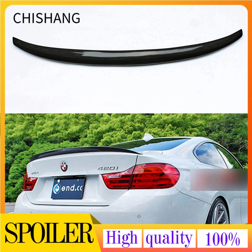 

Performance Style Carbon Fiber Rear Roof Spoiler Trunk Lip Wing For BMW 4 series F36 4-door Sedan Fastback 428i 430i 435i 2014up