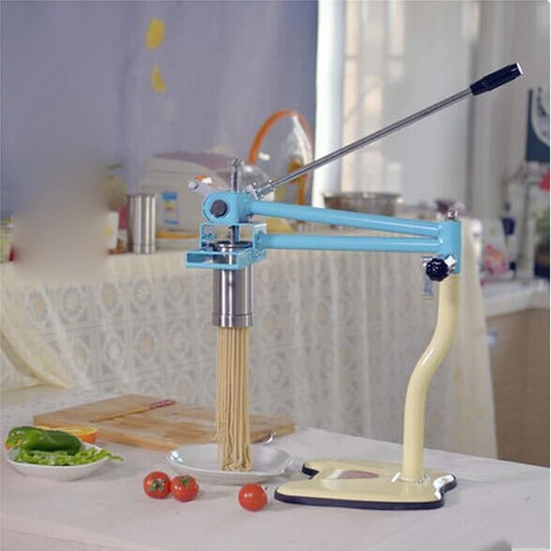 LM-27 New Small Stainless Steel Pressing Machine Multi-function Manual Pasta Machine Home Instant Noodle Making Machine