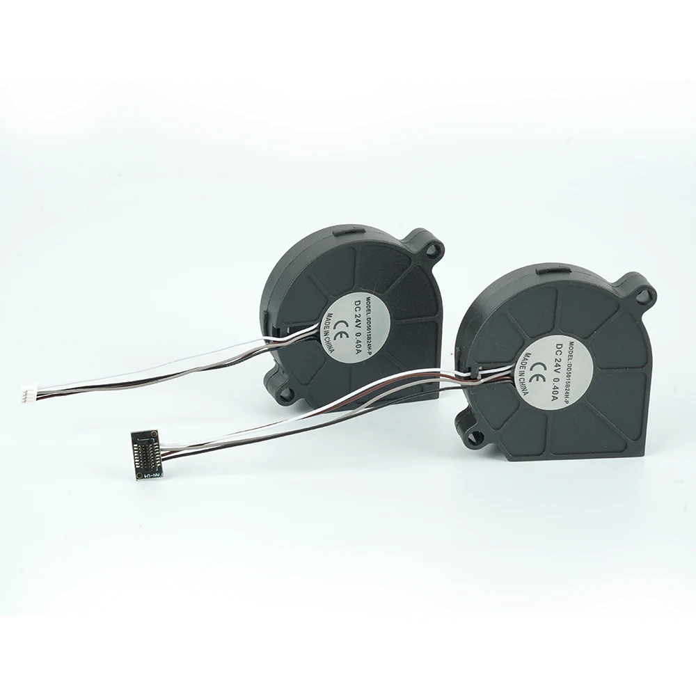 5015 مروحة نفخ لمكونات BambuLab X1 P1 مروحة نفخ التبريد مع سرعة سريعة ومنخفضة صاخبة ملحقات طابعة ثلاثية الأبعاد