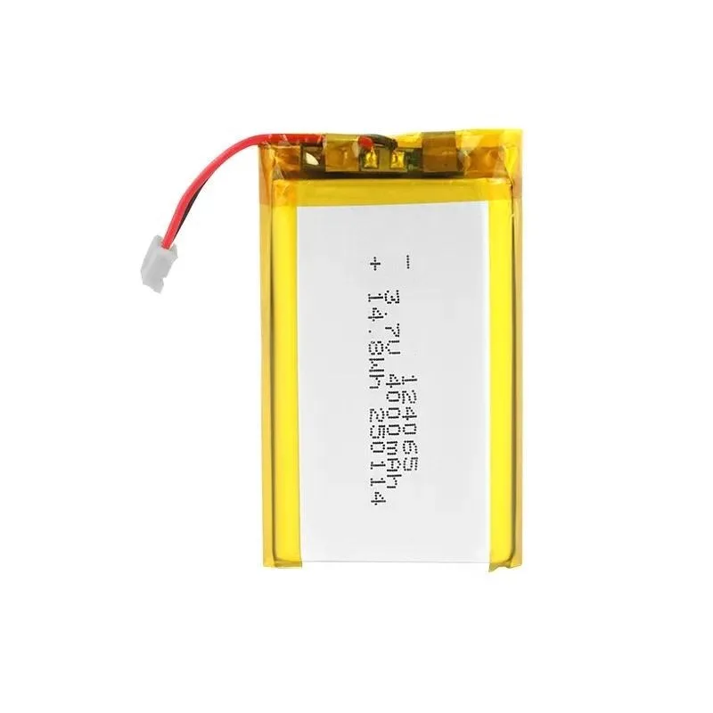3pcs 124065 Polymer Lithium Battery 4000mAh Soft Pack for Bluetooth Headset Speaker Electric Toy Rechargeable Li-ion Power Cell