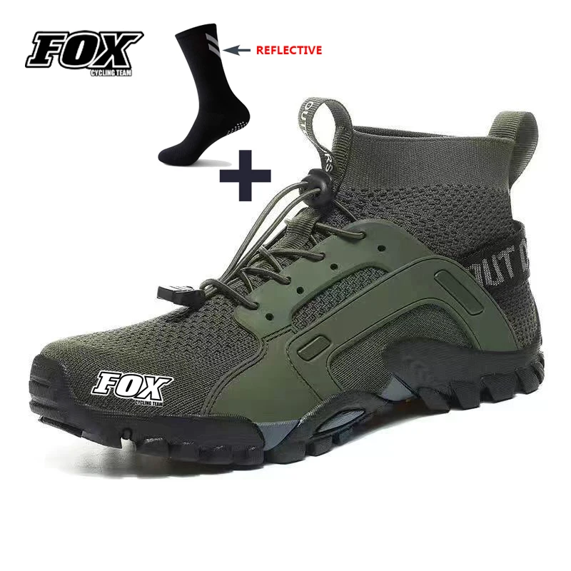 Fox Cycling Team Men MTB Shoes Waterproof Breathable Bike Motocross Clothing Bicycle Riding Boots Zapatilla Ciclismo Ruta Socks