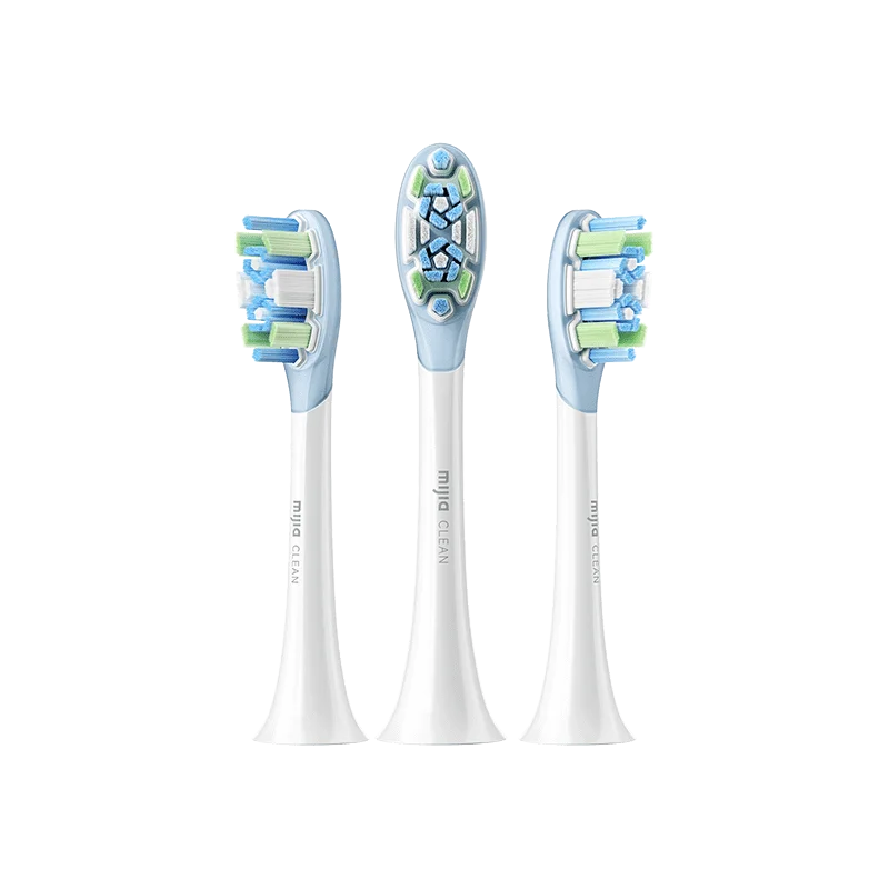 XIAOMI Mijia 전동 칫솔 MES609/610 Pro 소닉 스윕 진동 칫솔 헤드 3PCS 용 기존 교체 브러시 헤드