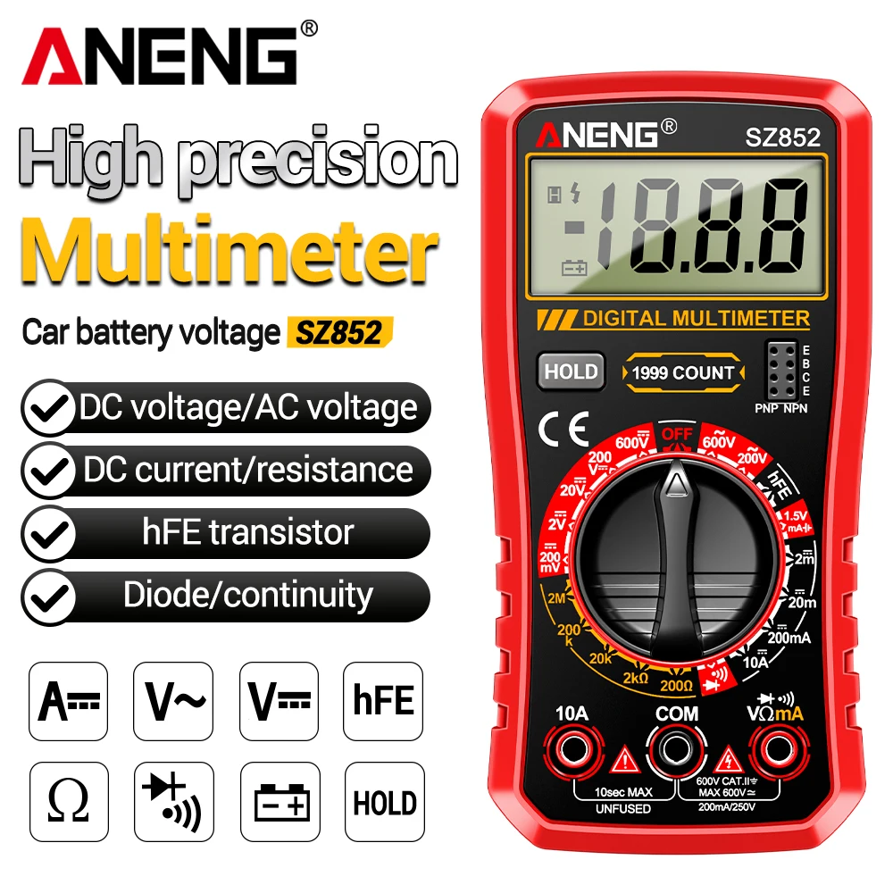 ANENG SZ852 Digital Multimeter - đánh giá và giá Power Tools Software