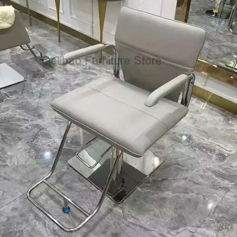 

Barber Hairdresser Toilet Salon Chairs For Professionals Swivel Vanity Chair Red Luxury Makeup Hydraulic Beauty Vintage Pump Spa