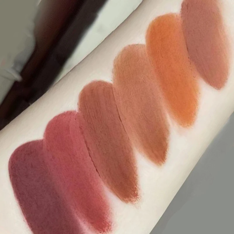 Reverse Macaron Lip Mud Lip glaze Matte mist Velvet White Lip Gloss Student Affordable lipstick