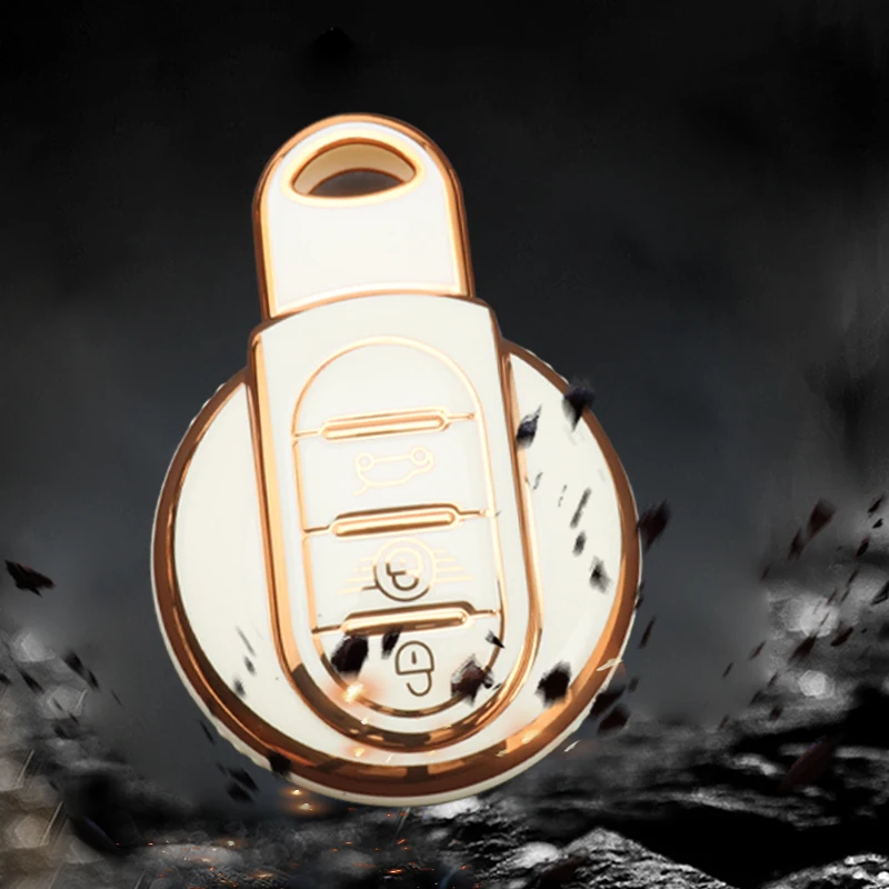 جديد لينة بولي TPU حافظة مفاتيح السيارة غطاء لسيارات BMW ميني كوبر F55 F56 F57 F54 F60 JCW كلوبمان كونتري مان مفتاح حامي شل الملحقات