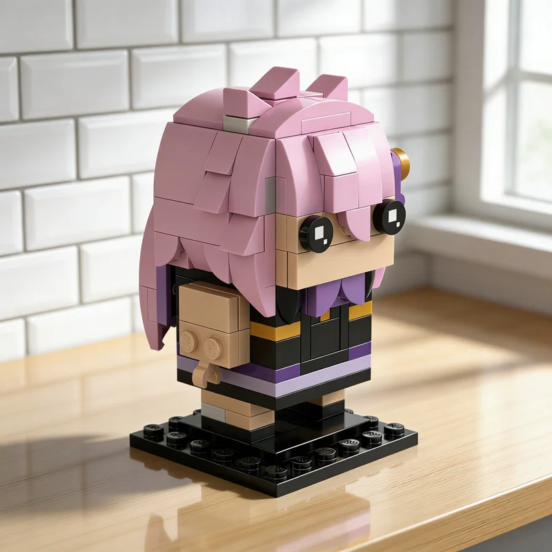 146pcs MOC Nyanners Dress BrickHeadz Model Building Blocks Christmas Gift Birthday Display Assemble Creative 3D Collection Idea