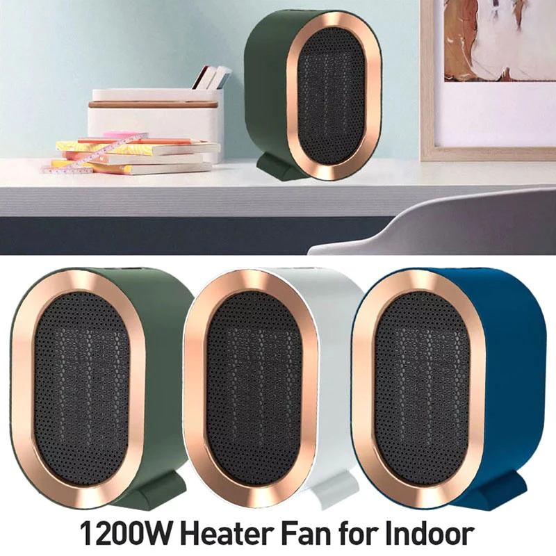 1200W Electric Heater For Winter Portable Fan Heat Warm Air Blower Radiator Two Gears Warmer Machine Student Dormitory Desktop