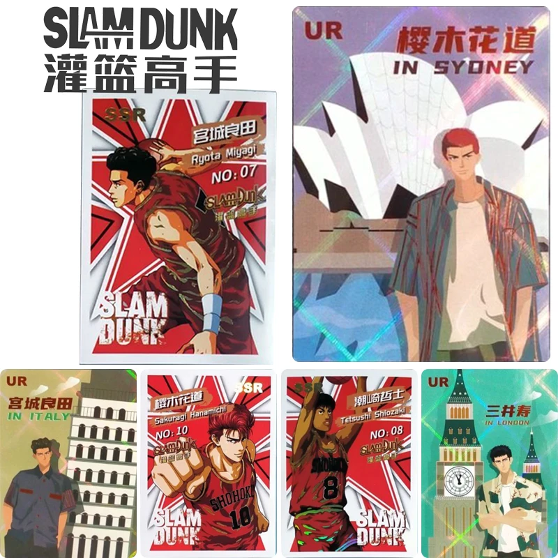 

Cato Slam Dunk SSR UR Card Haruko Akagi Sakuragi Hanamichi Rare Bronzing Collection Card Christmas Birthday Gift Game Toys