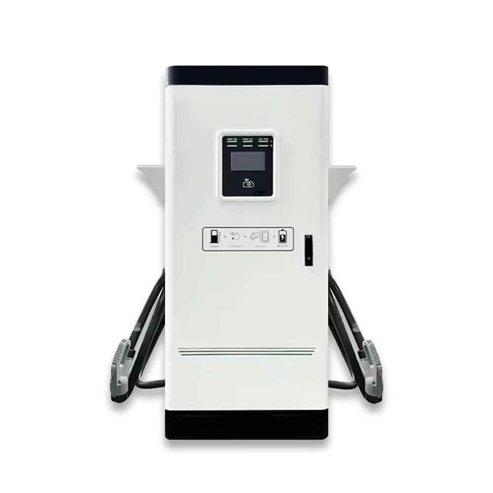 Electric vehicle floor installation Dc charging pile 60KW double opp1.6 Dc fast charging station