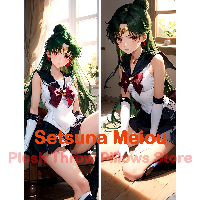 Dakimakura Anime Pillowcase, Setsuna Meiou, Double-sided Print, Life-Size Body Pillow Cover, Adult