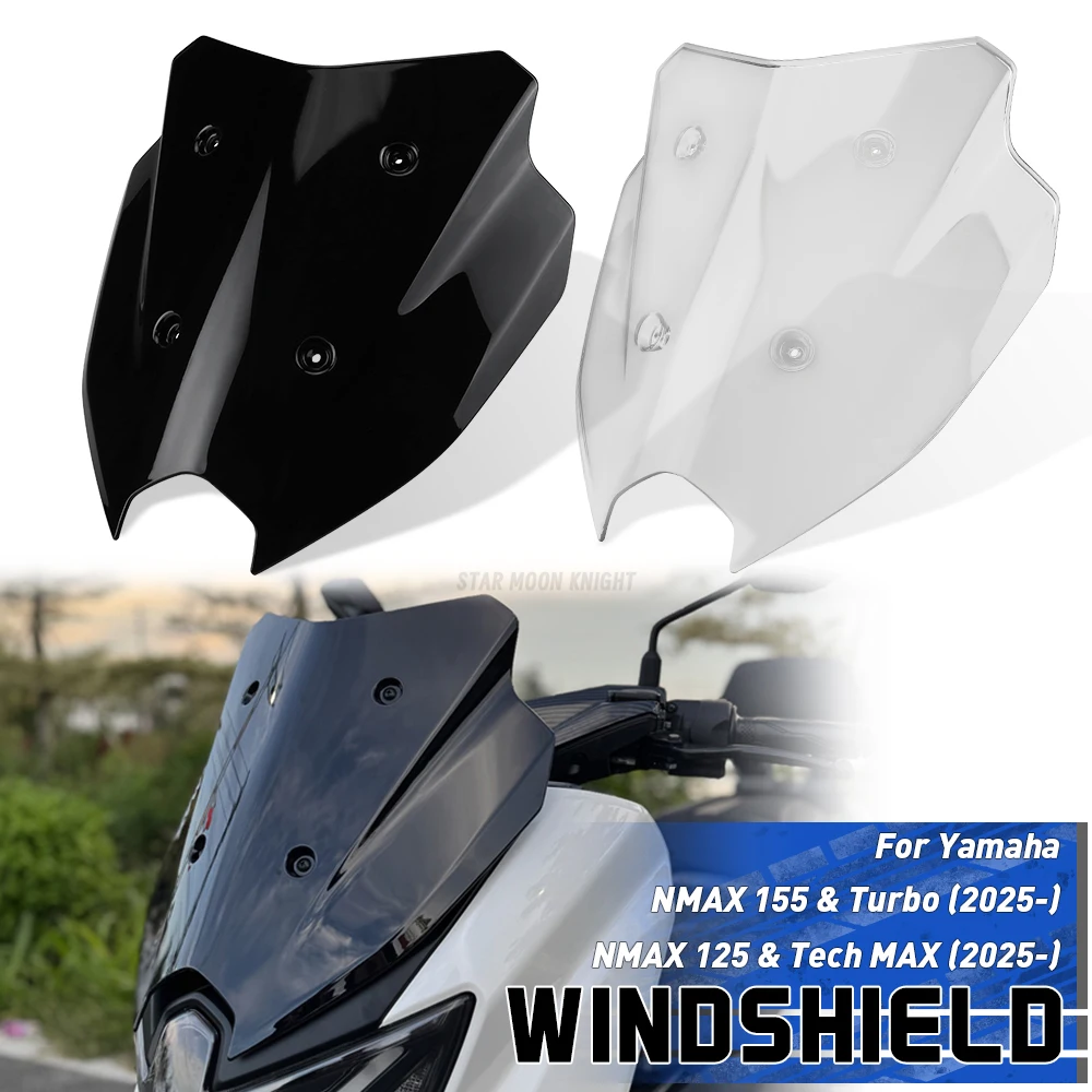 

NMAX 125 155 New Motorcycle Windscreen Fairing Windshield Shield Deflector Guard For Yamaha NMAX155 NMAX125 Tech MAX 2025