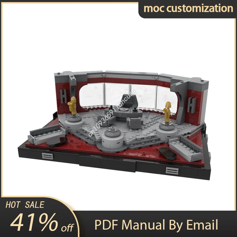 556 ELEMENTÓW MOC Gwiezdny Senat Bitewny Modułowy Model Klocki Konstrukcyjne Klocki do Układania Kreatywne Zabawki Prezent dla Dzieci DIY Edukacyjne