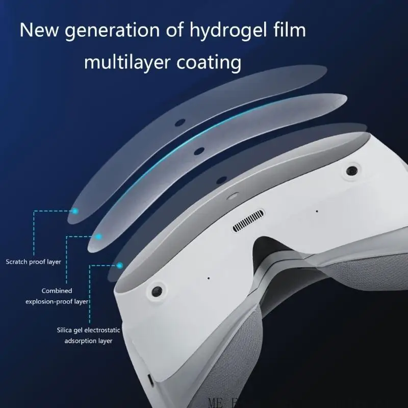 Protetor tela T5EA 1set projetado para filmes transparentes óculos pico 4