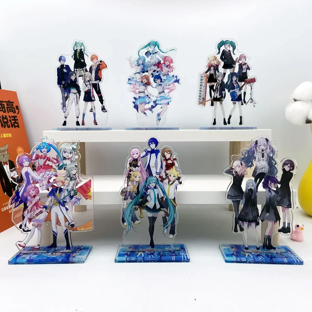 เกม Shinonome Akito Feat Shiraishi An Azusawa Kohane Aoyagi Toya อะนิเมะอะคริลิค S Carrier รุ่น Desk Decor