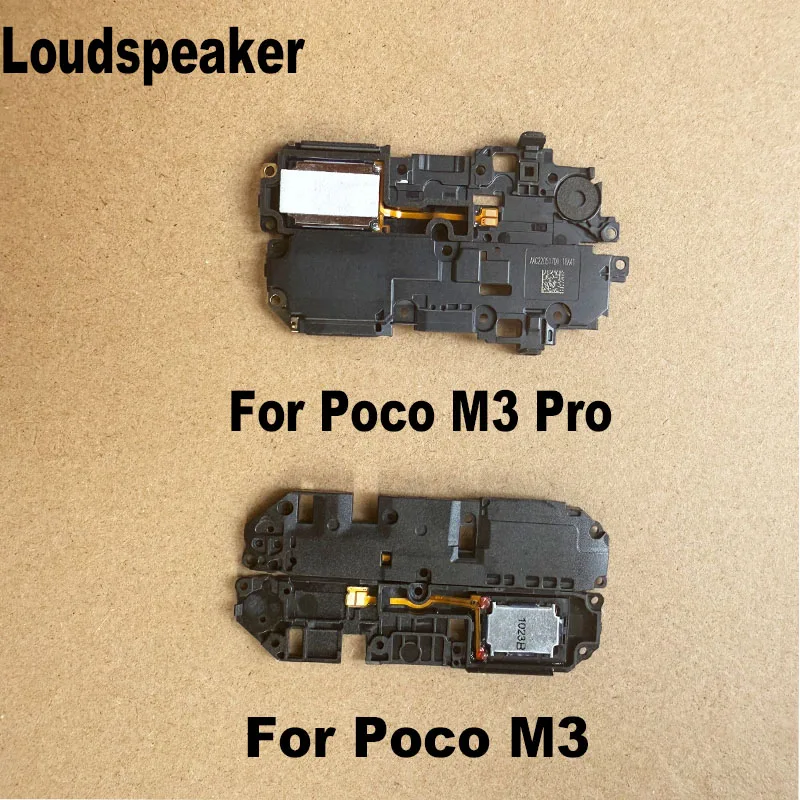 For Xiaomi Poco M3 Pro 5G Loudspeaker Flex Cable Loud Speaker Ringer Buzzer Module Smartphone Replacement Parts