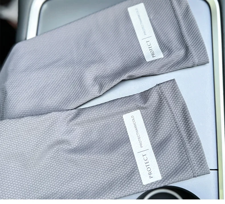 Heat Transfer Reflective Logo Summer Men's Ice Sleeves