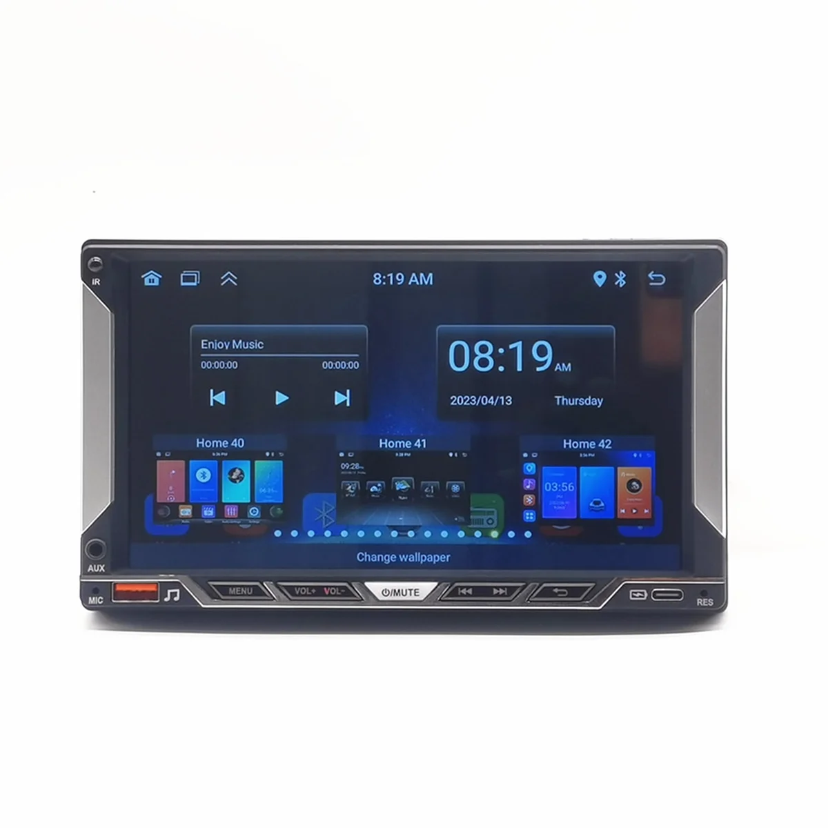 Wireless CarPlay Android Auto 2Din Car Radio Android 7In Car Radio Autoradio GPS Multimedia Player for Ford VW Golf(2GB)