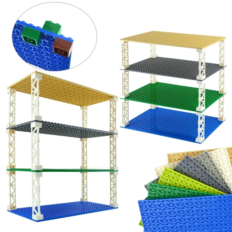 على الوجهين 32x16 32x32 نقطة قاعدة لوحة الكلاسيكية الصغيرة الطوب اللوحات الأساسية اللبنات متوافق العلامة التجارية البناء لعب الاطفال #3