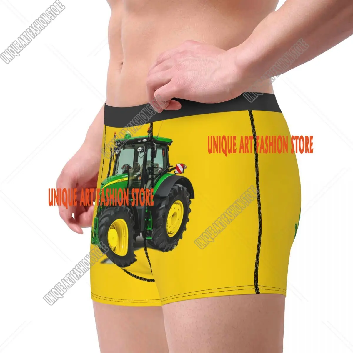 Pantaloncini boxer per trattore personalizzati per uomo Mutandine intimo sexy stampate in 3D Slip Mutande traspiranti