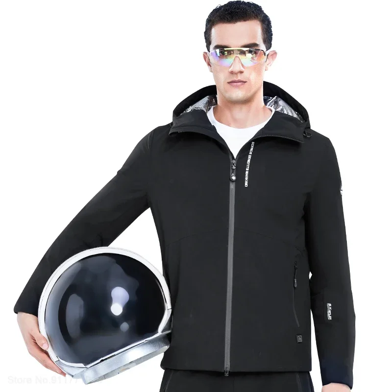 Youpin Supield Aerogel мужская куртка с подогревом с капюшоном, утепленные куртки с USB электрическим подогревом для зимы, теплые пальто, мужская одежда