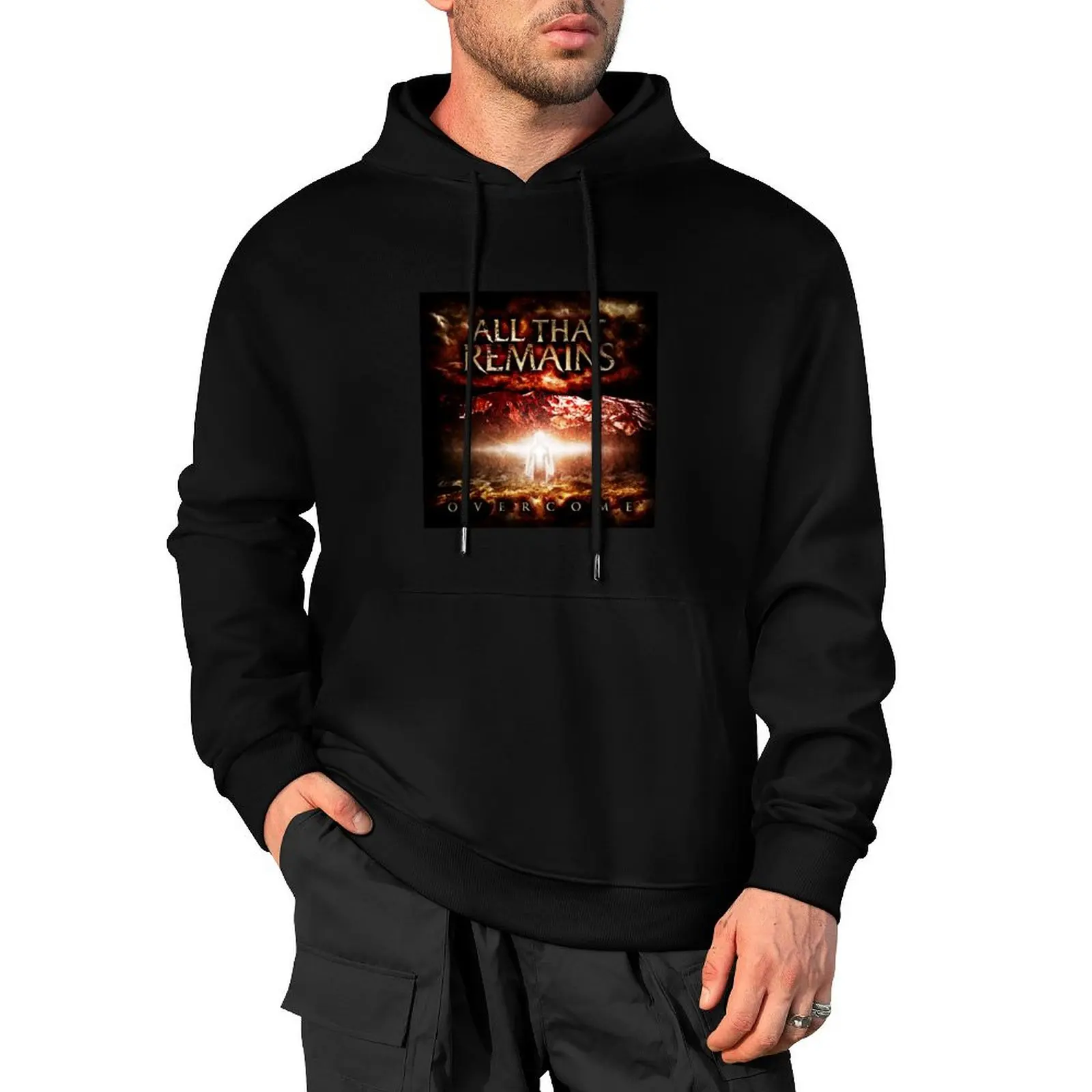 All That Remains overcome Pullover Hoodie mens clothing anime clothes men's clothes men's winter sweater pullover